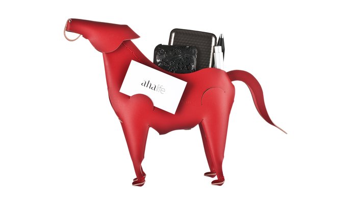 Leather Horse Desk Accessory
