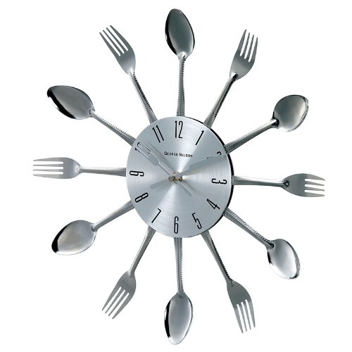 wall-clock-spoons-forks