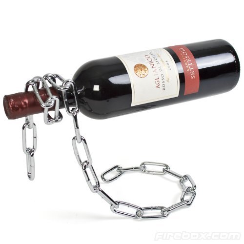 Lilys Home Chain Wine Bottle Holder