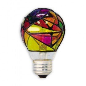 Stained Glass Light Bulb