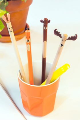 Woodland Animal Pencils