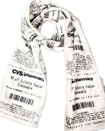 cvs receipt scarf