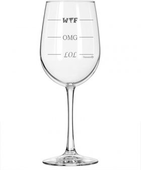 WTF Wine Glass