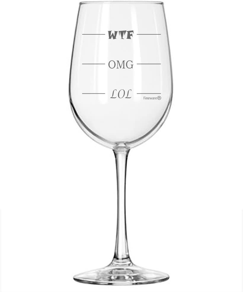 WTF Wine Glass