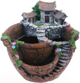 Village Succulent Flower Pot, Round